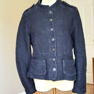 Ann Taylor Loft Dark Blue Size 10 Women's Jacket